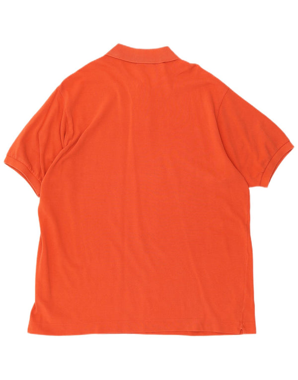 Polo Lacoste Hombre Talla 6 XL Algodón Naranja