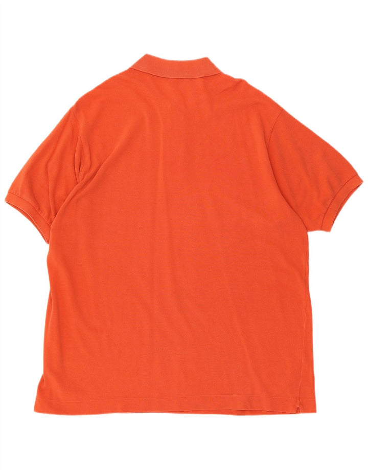 Polo Lacoste Hombre Talla 6 XL Algodón Naranja