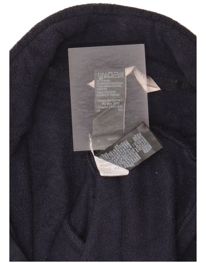 Marks & Spencer Chaqueta polar para mujer UK 44 Grande Poliéster azul marino