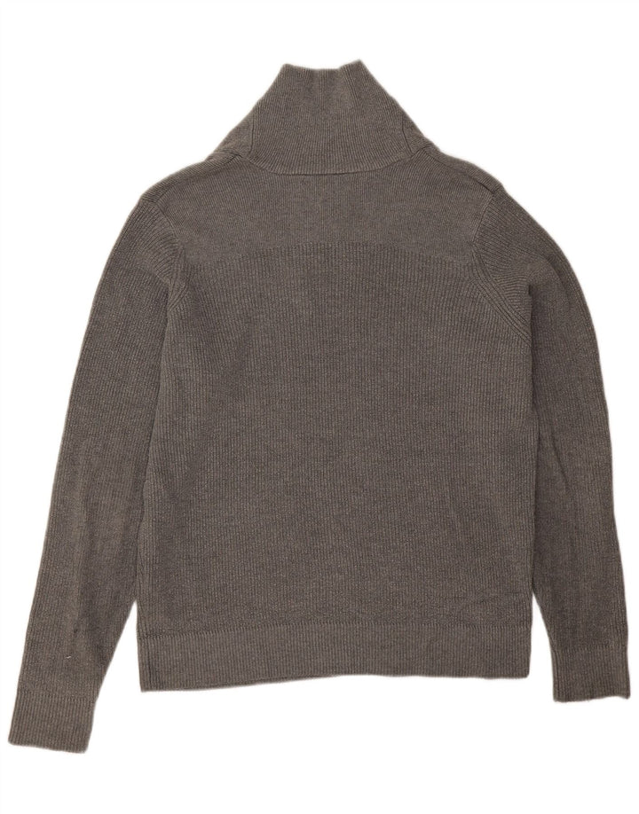 Marks & Spencer Jersey con cuello tipo chal para hombre de algodón gris medio