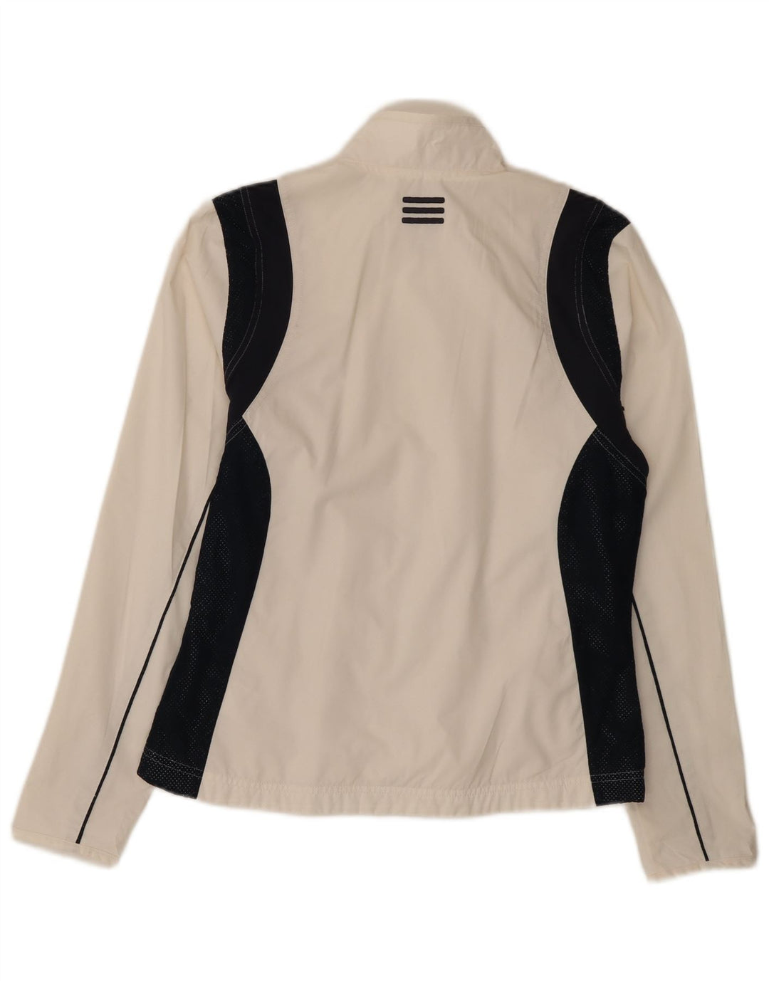 ADIDAS Chaqueta de chándal para mujer UK 12 Medium White Colourblock
