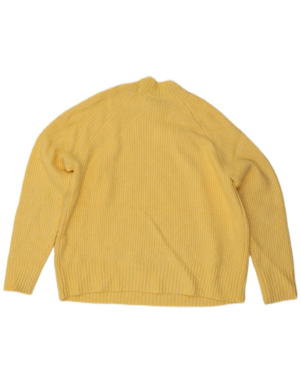 Marks & Spencer Suéter de Cuello Redondo para Mujer UK 46 Grande Amarillo