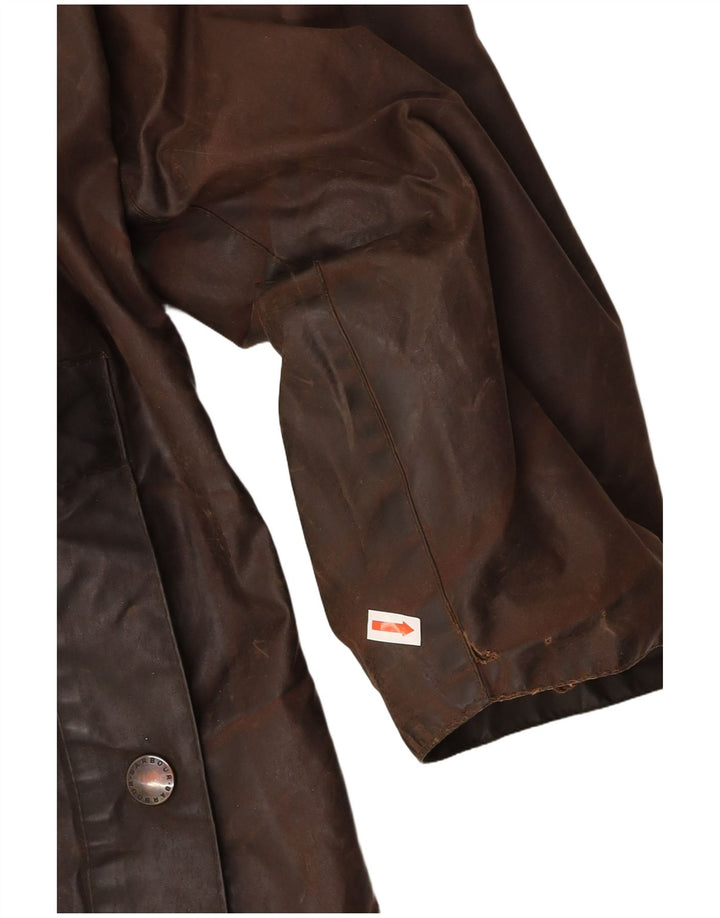 BARBOUR Chaqueta de algodón encerado Bedale para hombre UK 38 Marrón medio