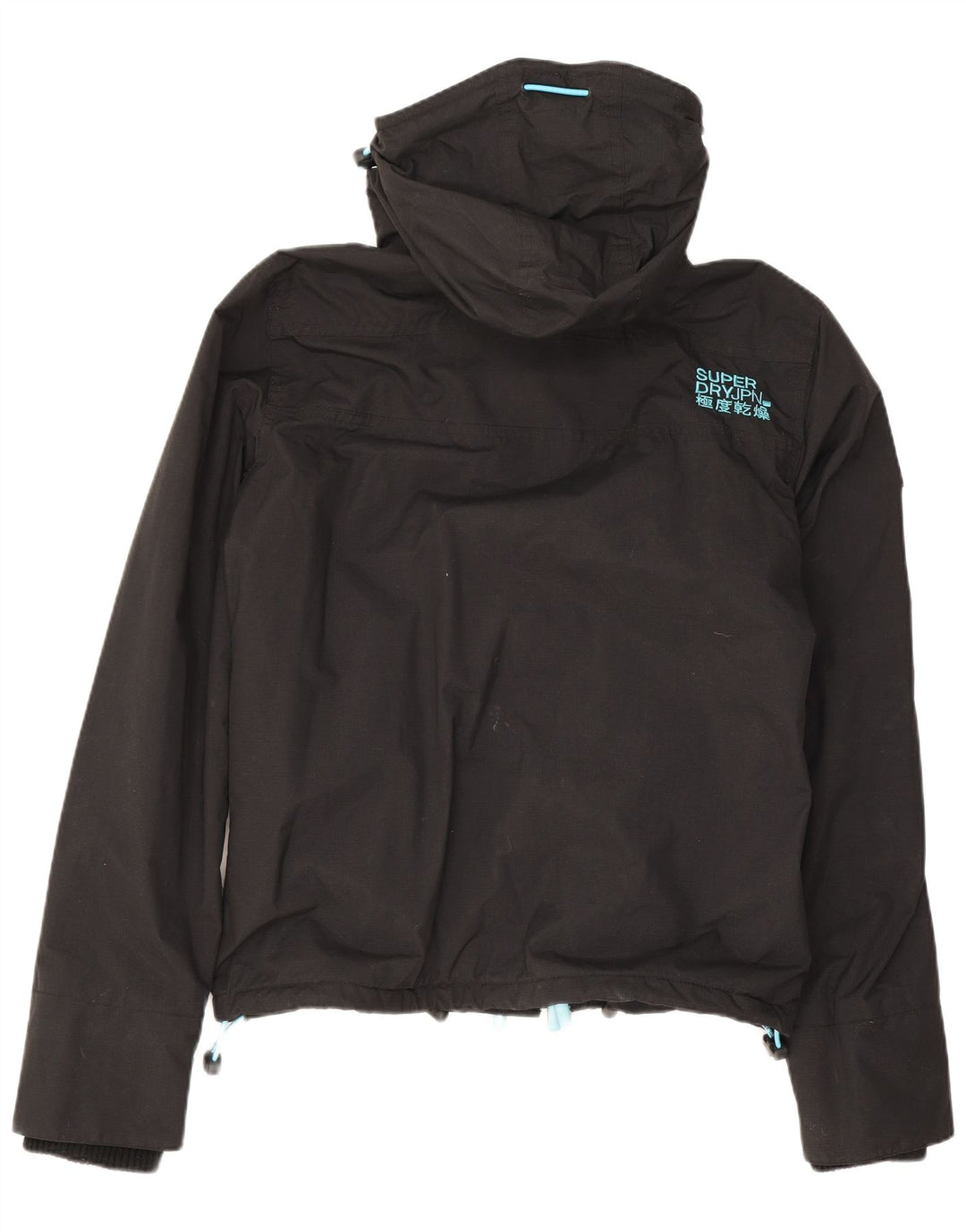 Superdry Chaqueta Cortavientos con Capucha Windcheater para Hombre UK 38 Medium Negro