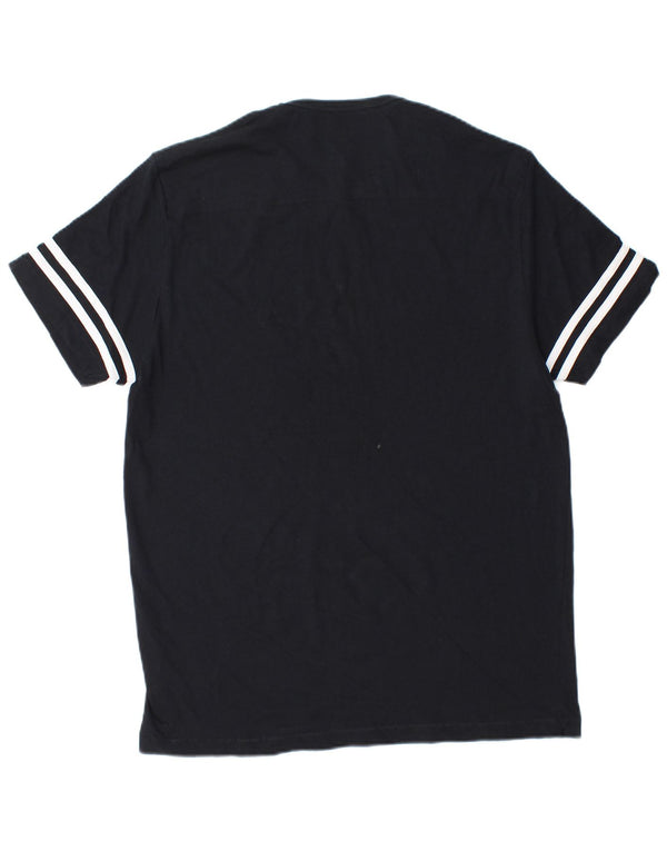 FRENCH CONNECTION Camiseta para mujer Top UK 46 Grande Algodón negro