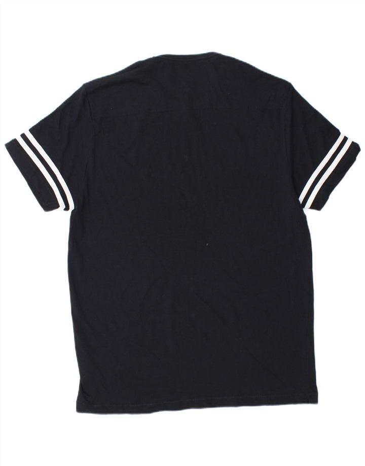 FRENCH CONNECTION Camiseta para mujer Top UK 46 Grande Algodón negro
