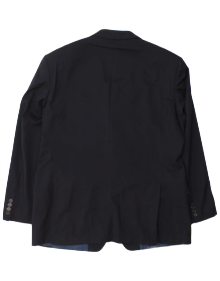 Hugo Boss Chaqueta tipo blazer de 3 botones para hombre UK 38 Azul marino mediano