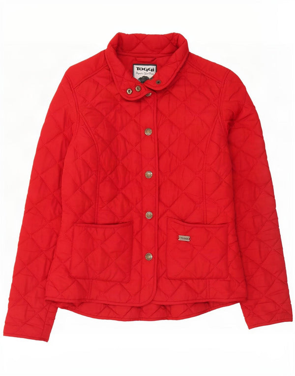 Toggi Chaqueta acolchada para mujer UK 10 Small Poliéster rojo