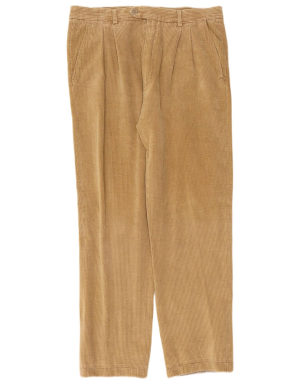 Fila Pantalones De Pana Pegged Para Hombre W34 L31 Beige