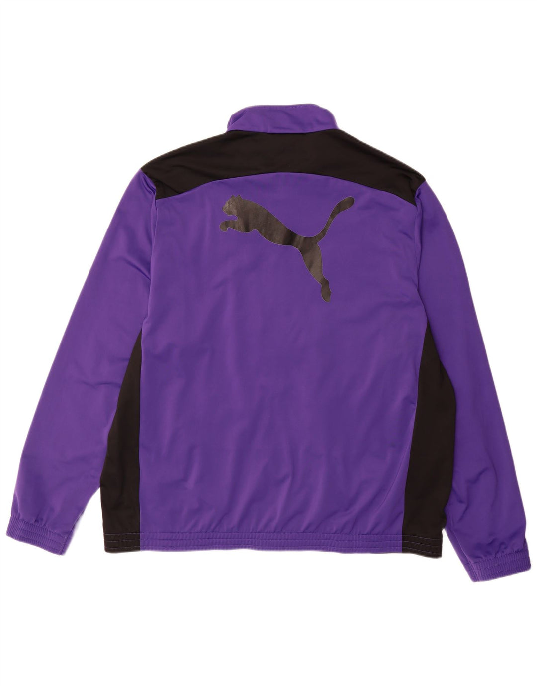 PUMA Chaqueta superior de chándal con gráfico para hombre 3XL Poliéster con bloques de color morado