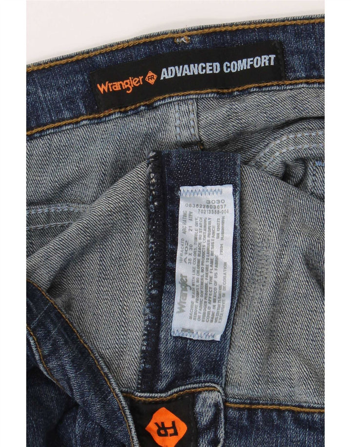 Vaqueros Wrangler Hombre Rectos W38 L30 Algodón Azul