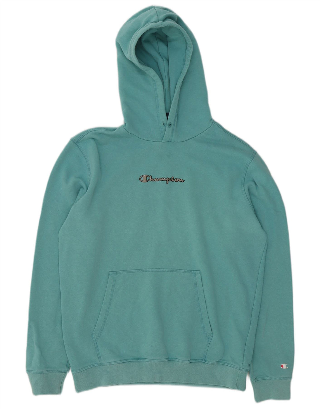 CHAMPION Jersey con capucha para hombre, talla grande, algodón azul