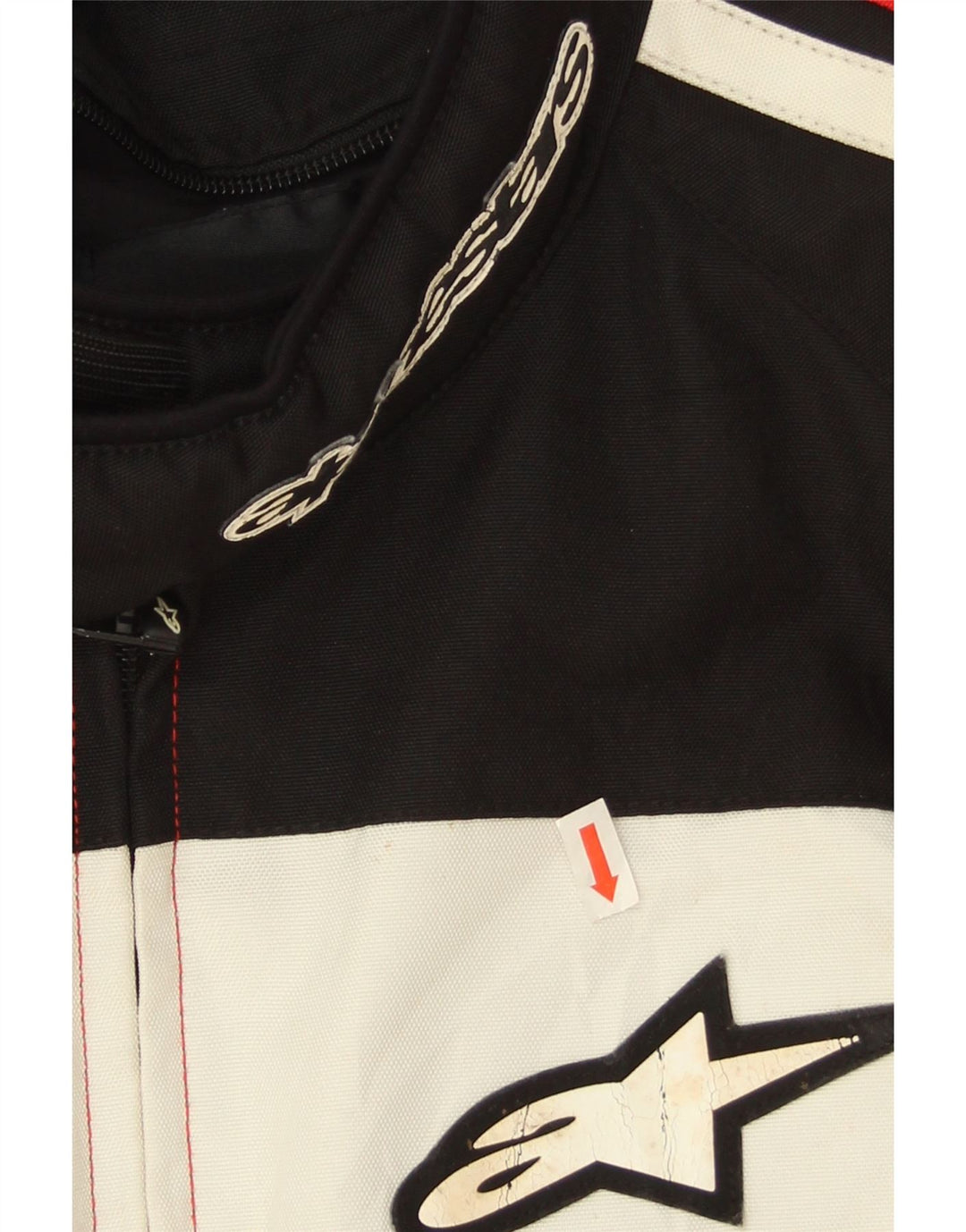 Alpinestars Chaqueta Graphic Racer para hombre UK 42 XL Poliéster con bloques de color rojo