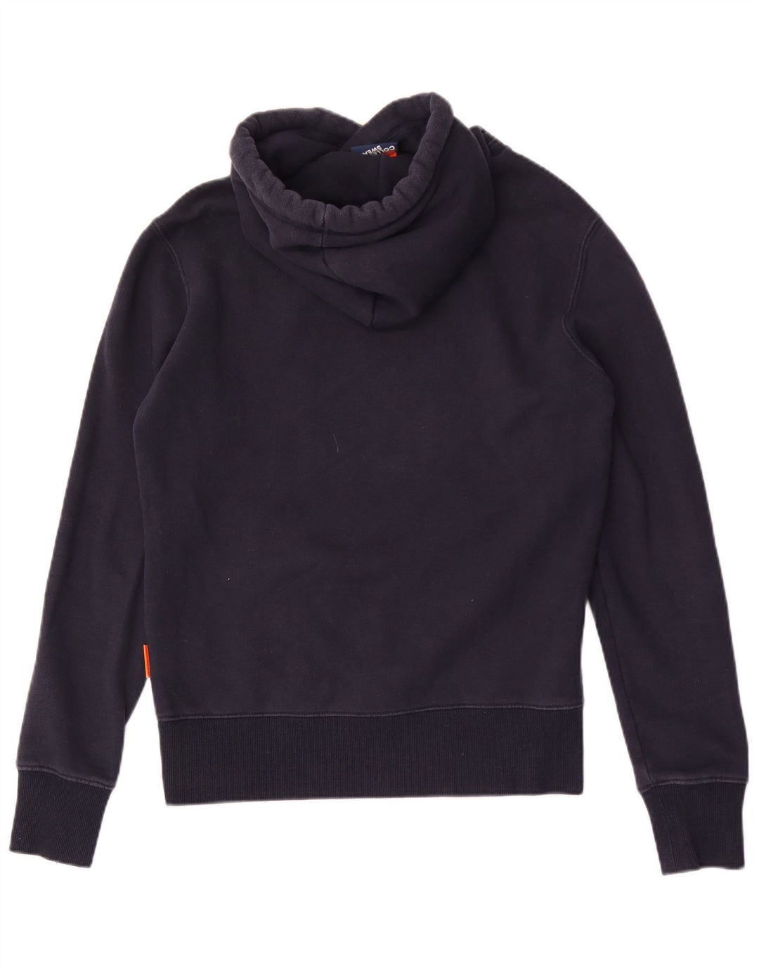 SUPERDRY Hombre Sudadera con capucha Jumper Medium Azul Marino Algodón