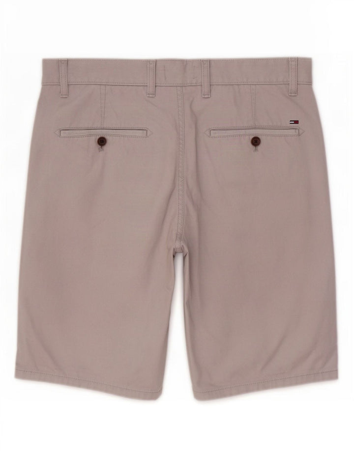 Tommy Hilfiger Pantalones cortos chinos para hombre W31 Algodón gris medio