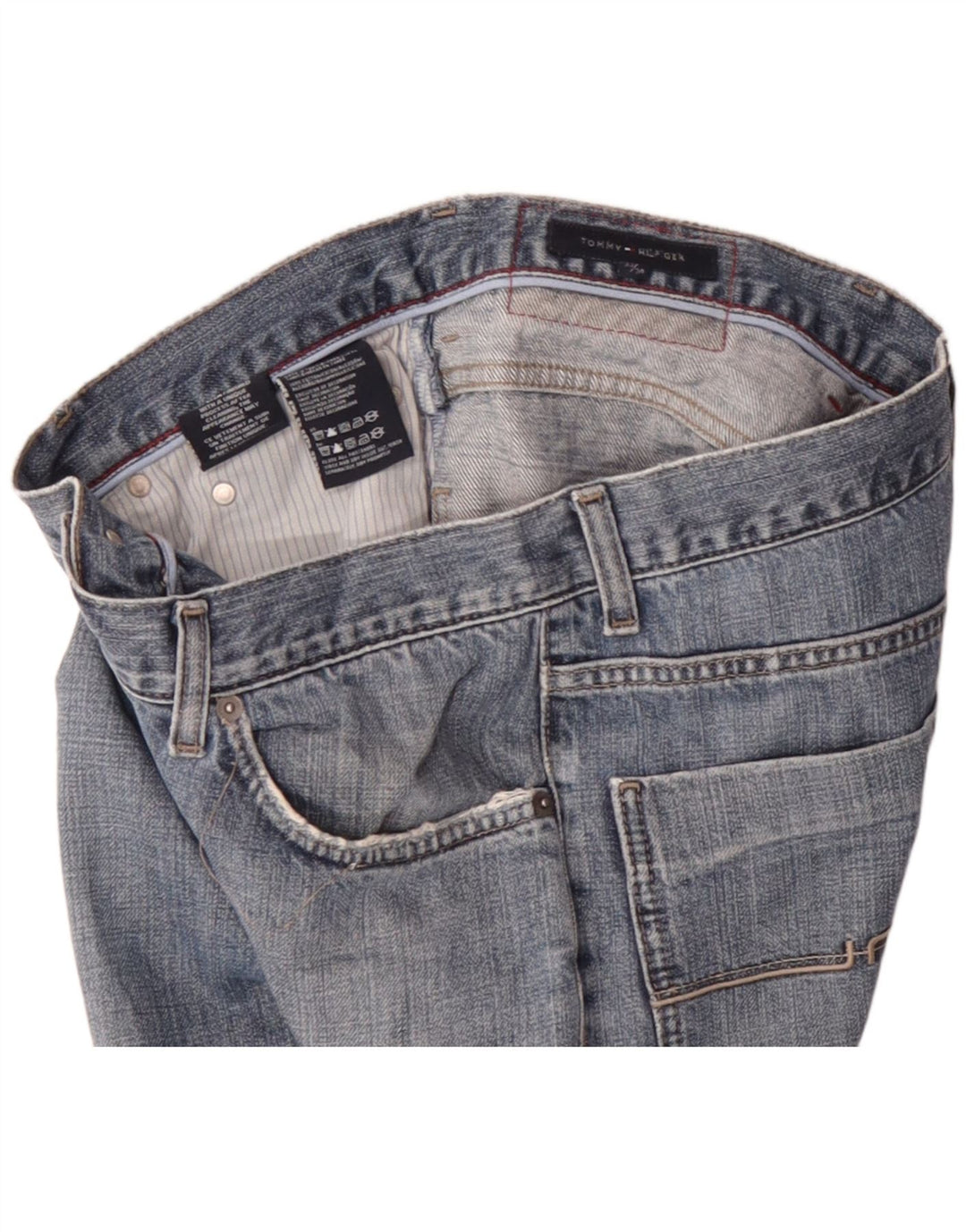 Tommy Hilfiger Vaqueros rectos para hombre W34 L34 Algodón azul