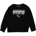PUMA Girls Graphic Sweatshirt Jumper 3-4 Years Black Cotton | Vintage Puma | Thrift | Second-Hand Puma | Used Clothing | Messina Hembry 