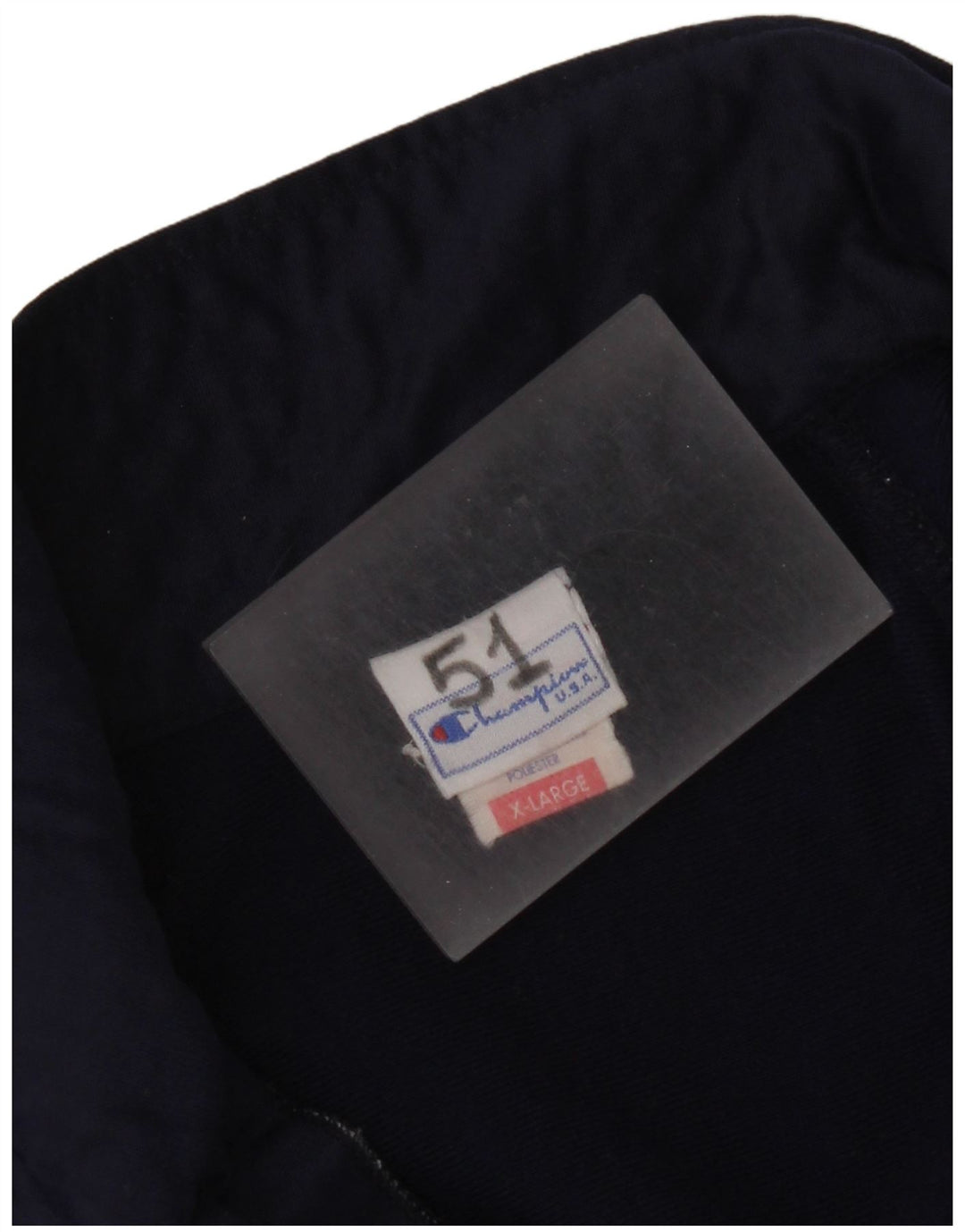 Champion Chaqueta de chándal gráfica para mujer UK 18 XL Poliéster azul marino