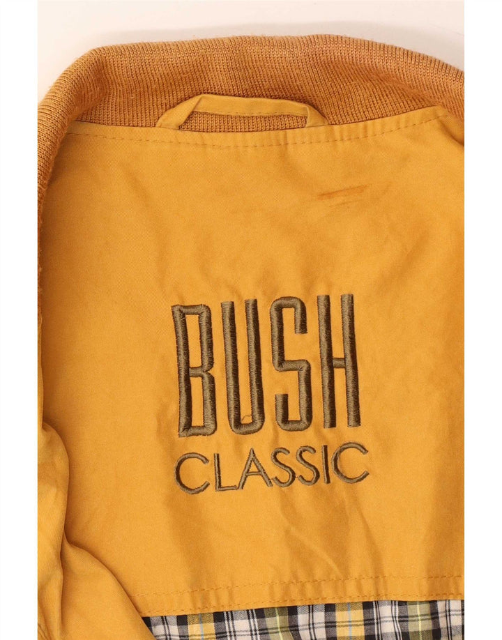 Chaqueta bomber para hombre Bush UK 36 Small Yellow Poliéster