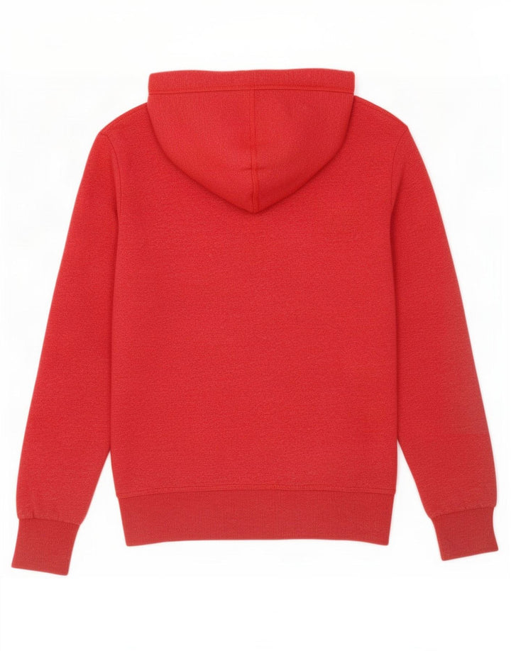 Superdry Hombre Sudadera Con Capucha Y Cremallera De Algodón Rojo Medio