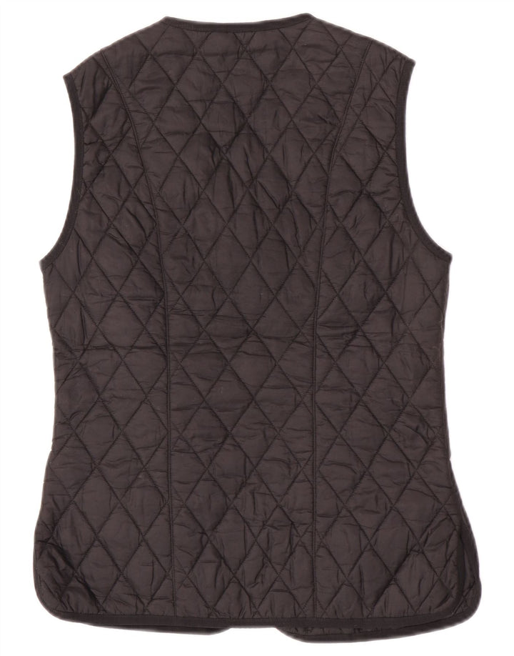 Chaleco acolchado Barbour para mujer UK 8 Small Poliamida negra