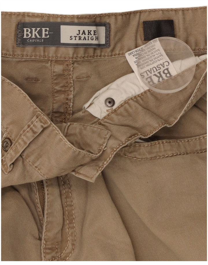 BKE Jake Pantalones cortos casuales para hombre W32 Algodón beige medio