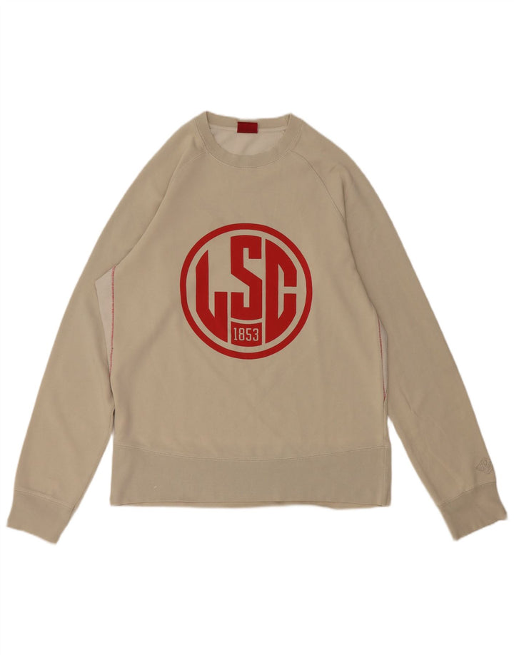 Levi's Sudadera gráfica para mujer Jumper UK 46 Algodón gris grande