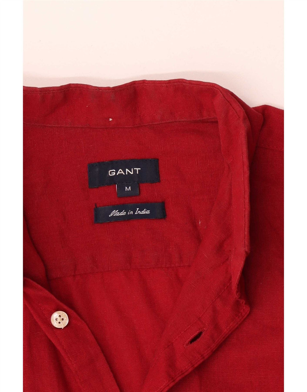 Camisa Gant Hombre Medium Rojo