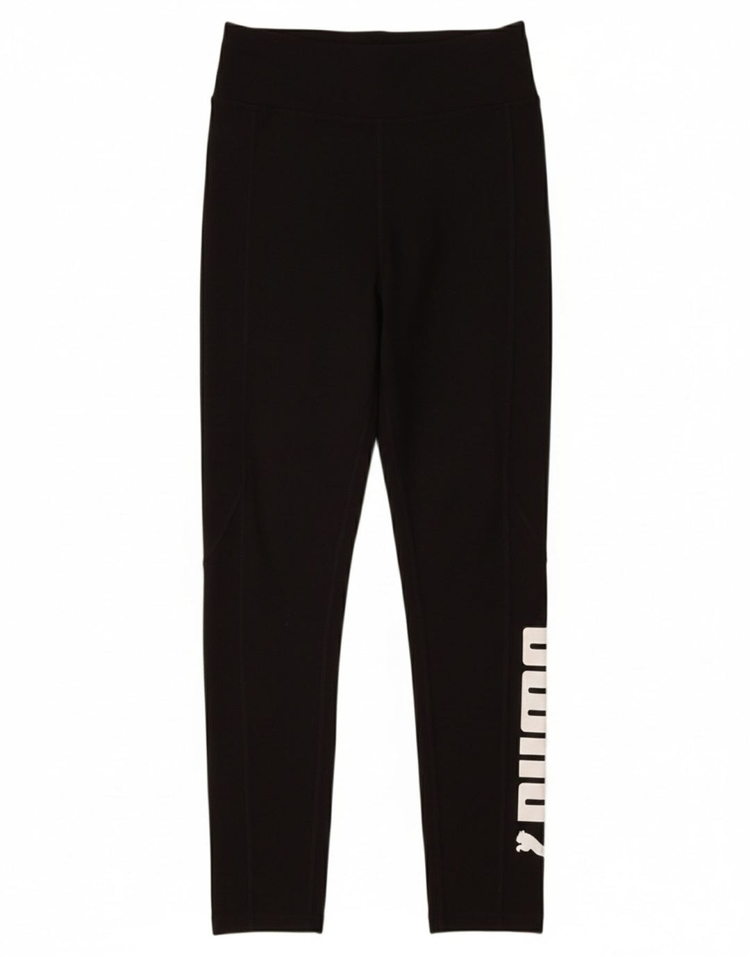 PUMA Girls Graphic Leggings 11-12 Years  Black Polyester