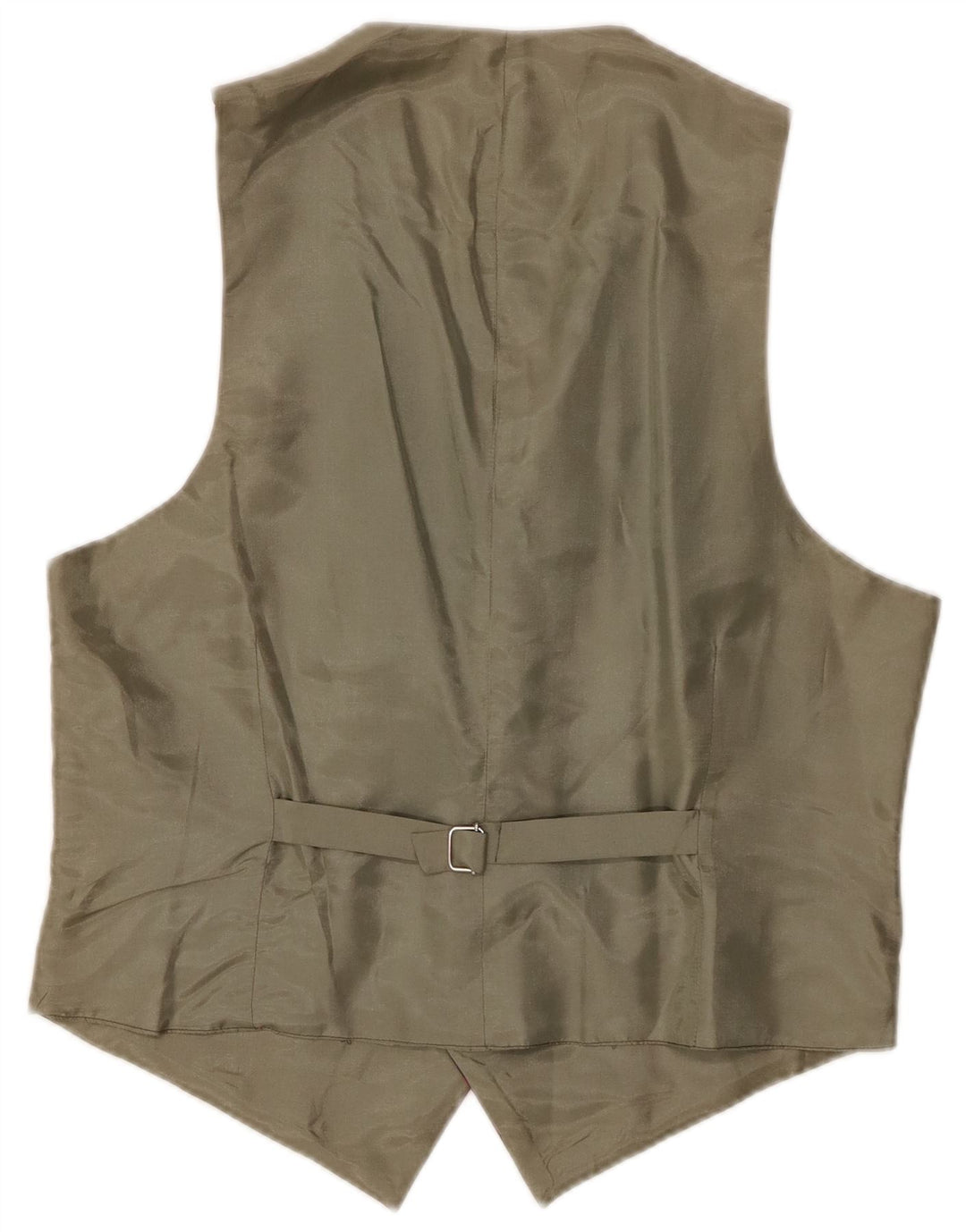 VINTAGE Chaleco para hombre Poliéster a cuadros rojo grande