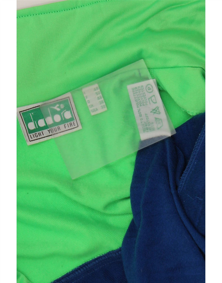 Diadora Hombre Chaqueta De Chándal Con Gráfico IT 48 Medium Blue Colourblock