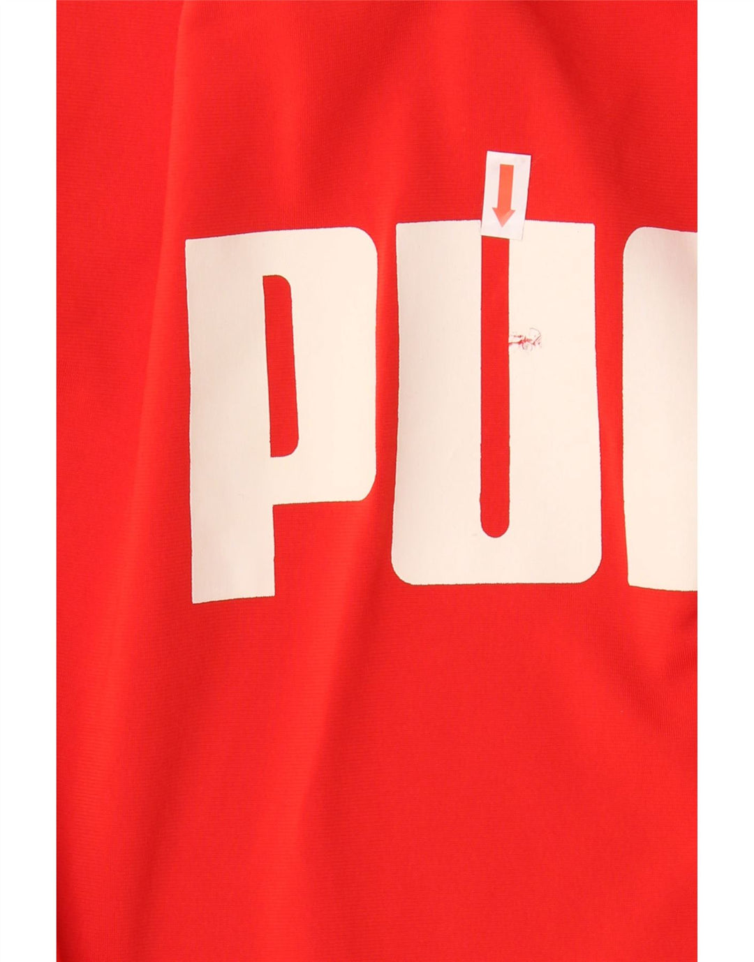 Puma - Chaqueta de chándal gráfica para niño (15-16 años), color rojo