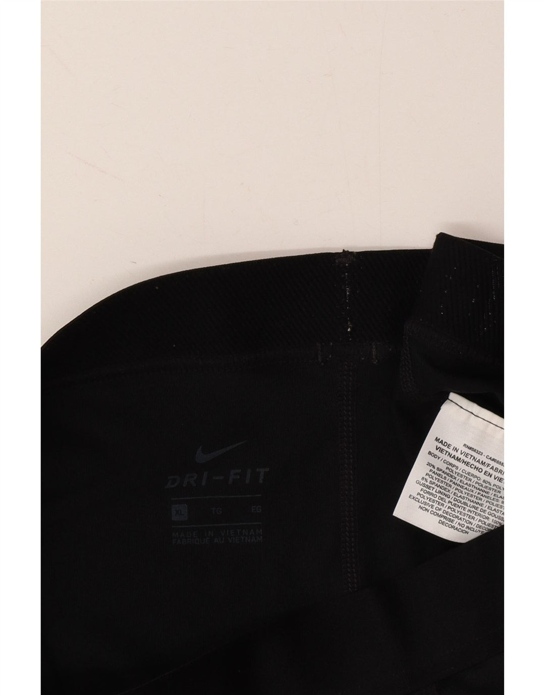 NIKE Womens Graphic Leggings UK 18 XL Black Polyester