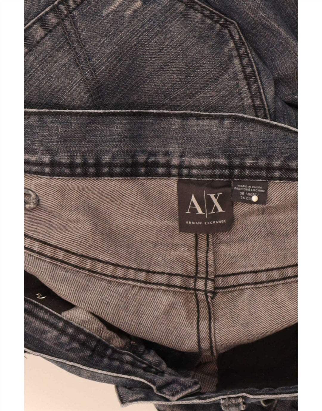 Armani Exchange Vaqueros rectos para hombre W36 L31 Azul