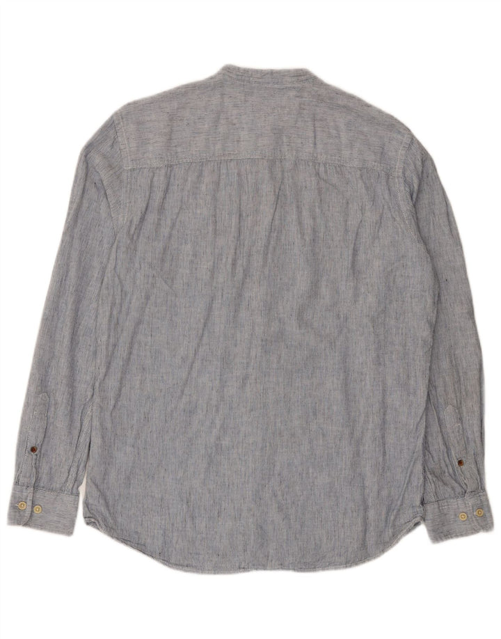 JACK & JONES Camisa Hombre Algodón Rayas Azul Medio