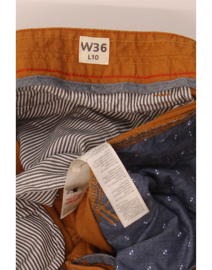 Scotch & Soda Pantalones cortos tipo cargo para hombre W36 Large Algodón marrón