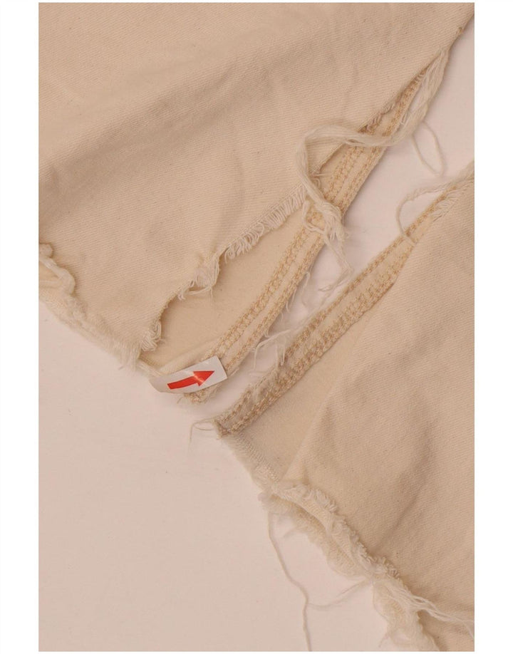 Zara Jeans Bootcut para Mujer EU 38 Small W28 L32 Blanco Roto