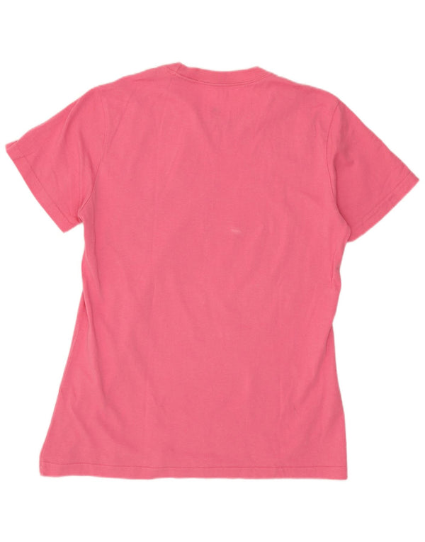 Adidas Camiseta gráfica para mujer Top UK 12/14 Medium Pink