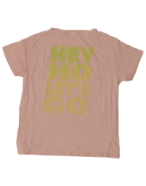 Zara Camiseta Niña Ramone Graphic Top 13-14 Años Algodón Rosa