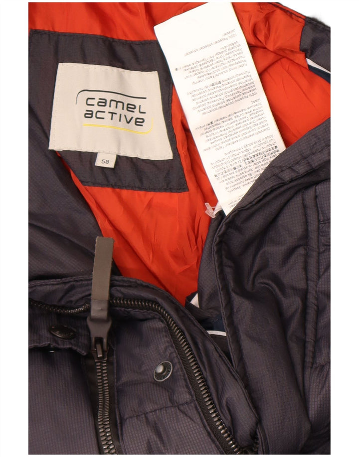Chaqueta Acolchada Hombre Camel Active IT 58 4XL Gris Poliamida