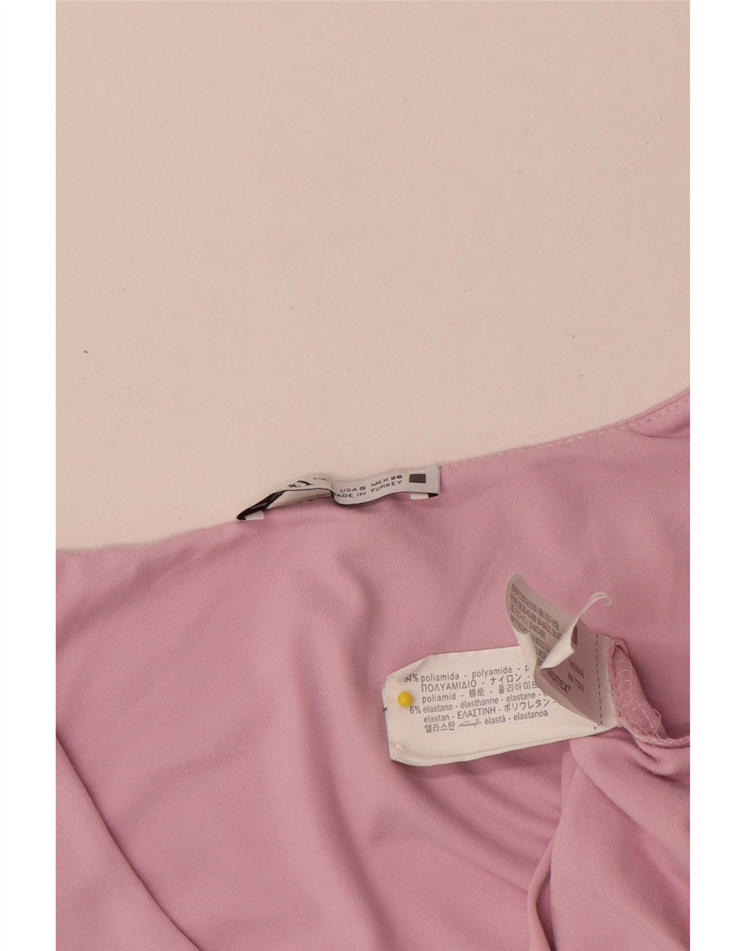 Zara Mujer Chaleco Top UK 10 Small Rosa Poliamida