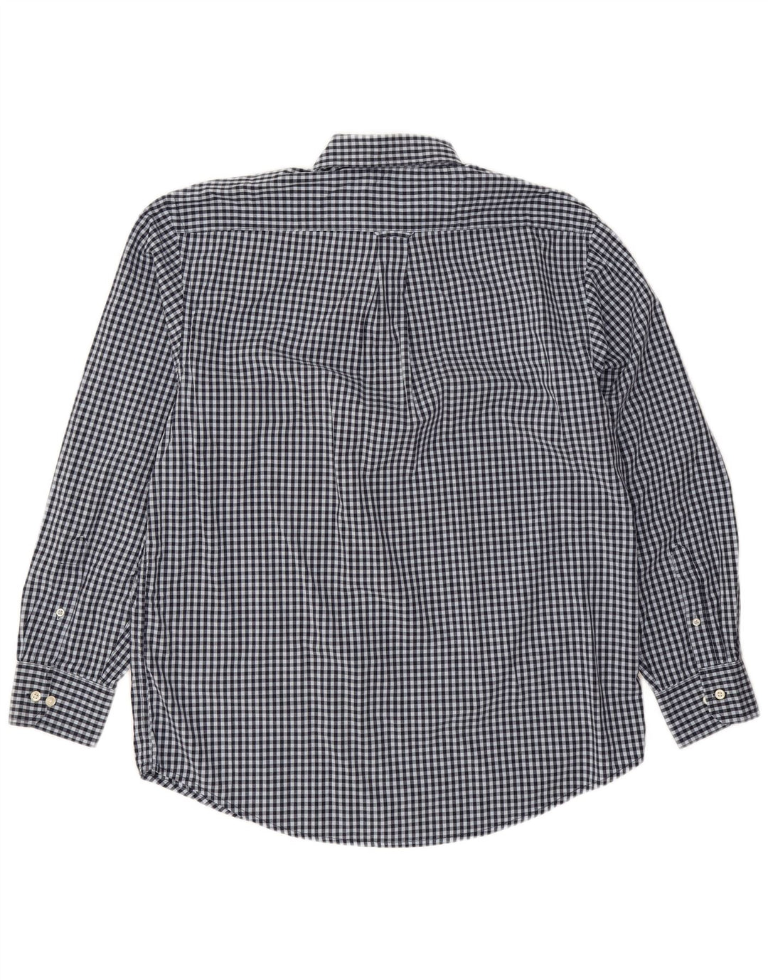 Izod Hombre Camisa De Cuadros Grande Algodón Vichy Azul Marino