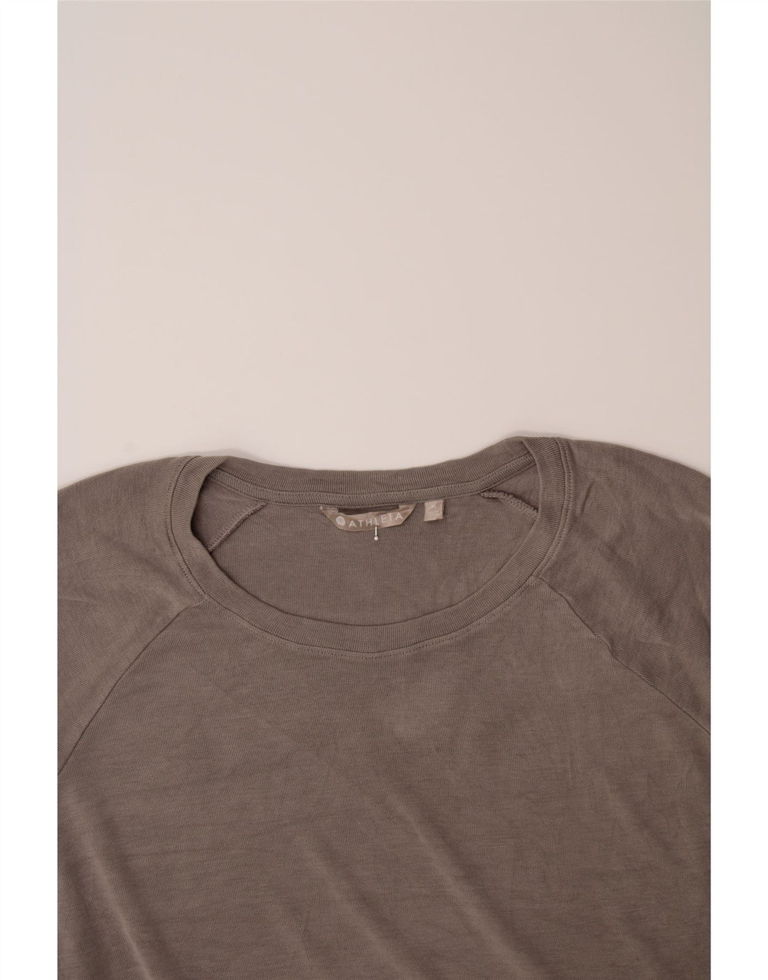 ATHLETA Womens Oversized Sweatshirt Jumper UK 18 XL Grey Modal Vintage Athleta and Second-Hand Athleta from Messina Hembry 