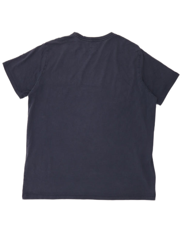 Levi's Camiseta de corte estándar para hombre Top XL Algodón azul marino