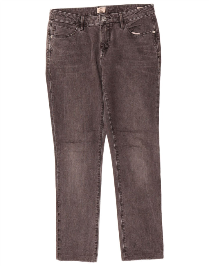 Timberland Vaqueros Slim Mujer W27 L27 Algodón Gris