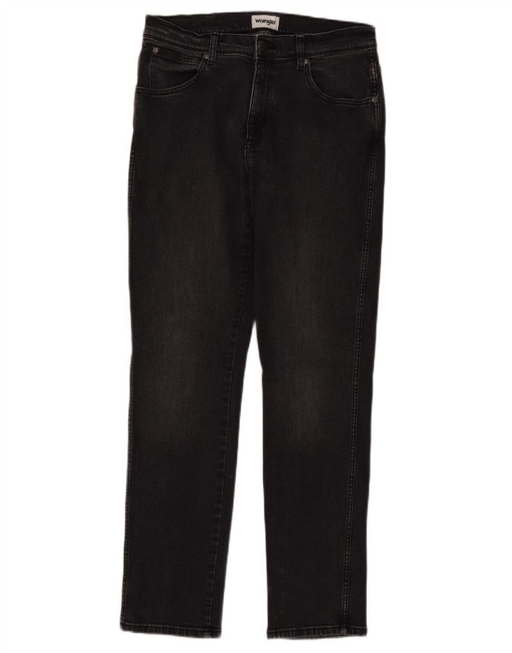 WRANGLER Vaqueros ajustados Texas para hombre W34 L34 Algodón negro