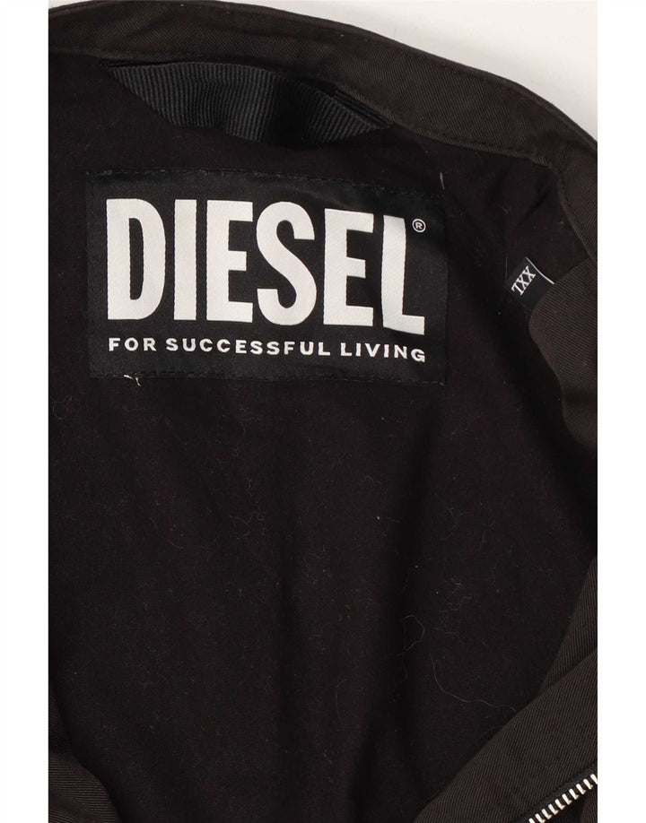 Diesel Chaqueta Bomber para Hombre UK 44 2XL Negro