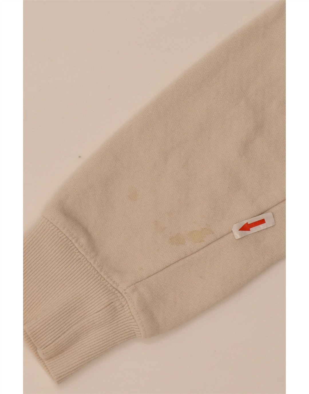 Zara Mujer Sudadera Oversize Jersey UK 10 Small Beige Algodón