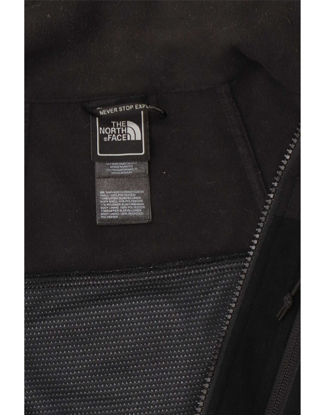 The North Face Chaqueta impermeable para hombre UK 40 Large Poliéster color negro