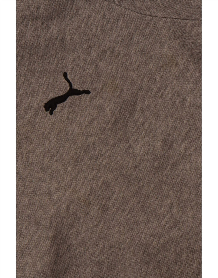 PUMA Jersey con capucha para hombre de algodón gris medio